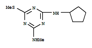 N-cyclopentyl-N-methyl-6-(methylthio)-1,3,5-triazine-2,4-diamine