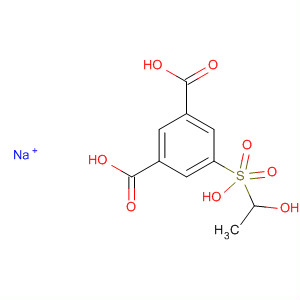 1,3-Benzenedicarboxylic acid, 5-(1-hydroxyethyl)sulfo-, monosodiumsalt