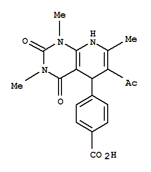 4-(6-ACETYL-1,3,7-TRIMETHYL-2,4-DIOXO-1,2,3,4,5,8-HEXAHYDROPYRIDO[2,3-D]PYRIMIDIN-5-YL)BENZOIC ACID