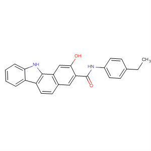 11H-Benzo[a]carbazole-3-carboxamide, N-(4-ethylphenyl)-2-hydroxy-