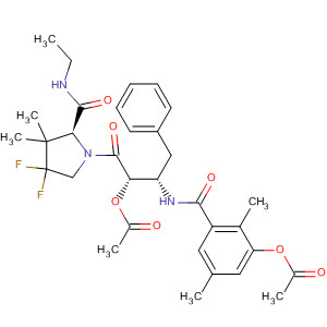 2-Pyrrolidinecarboxamide,1-[(2S,3S)-2-(acetyloxy)-3-[[3-(acetyloxy)-2,5-dimethylbenzoyl]amino]-1-oxo-4-phenylbutyl]-N-ethyl-4,4-difluoro-3,3-dimethyl-, (2S)-