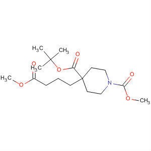 1,4-Piperidinedicarboxylic acid, 4-(4-methoxy-4-oxobutyl)-,1-(1,1-dimethylethyl) 4-methyl ester