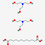 Dodecanedioic acid, compound with 2,2',2''-nitrilotriethanol (1:2)