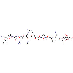 L-Aspartic acid,L-isoleucyl-L-lysyl-L-prolyl-L-asparaginylglycyl-L-arginyl-L-arginyl-L-arginyl-L-lysyl-L-cysteinyl-L-leucyl-L-alanyl-L-cysteinyl-L-isoleucyl-L-lysyl-L-methionyl-L-a-aspartyl-