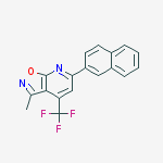 3-methyl-6-(2-naphthyl)-4-(trifluoromethyl)[1,2]oxazolo[5,4-b]pyr Idine