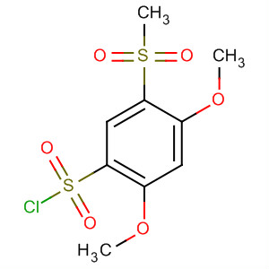 Benzenesulfonyl chloride, 2,4-dimethoxy-5-(methylsulfonyl)-