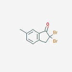 2,2-DIBROMO-2,3-DIHYDRO-6-METHYL-1H-INDEN-1-ONE