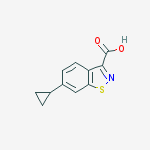 6-Cyclopropylbenzo[d]isothiazole-3-carboxylic acid