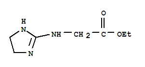 Glycine,  N-(4,5-dihydro-1H-imidazol-2-yl)-,  ethyl  ester