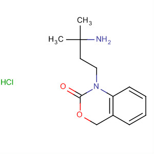 2H-3,1-Benzoxazin-2-one, 1-(3-amino-3-methylbutyl)-1,4-dihydro-,monohydrochloride