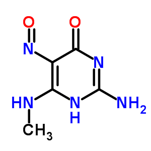 2-amino-6-(methylamino)-5-nitrosopyrimidin-4(1H)-one