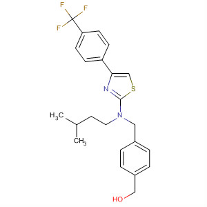 Benzenemethanol,4-[[(3-methylbutyl)[4-[4-(trifluoromethyl)phenyl]-2-thiazolyl]amino]methyl]-