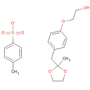 Ethanol, 2-[4-[(2-methyl-1,3-dioxolan-2-yl)methyl]phenoxy]-,4-methylbenzenesulfonate