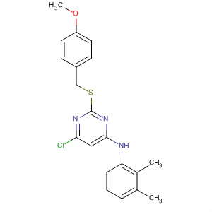 4-Pyrimidinamine,6-chloro-N-(2,3-dimethylphenyl)-2-[[(4-methoxyphenyl)methyl]thio]-