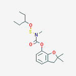 (2,2-dimethyl-3h-1-benzofuran-7-yl) N-methyl-n-pentan-3-yloxysulfanylcarbamate