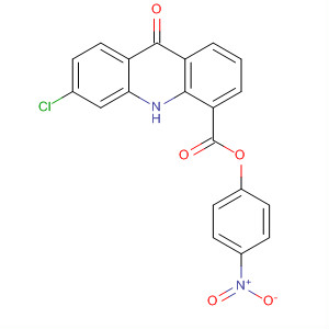 4-Acridinecarboxylic acid, 6-chloro-9,10-dihydro-9-oxo-, 4-nitrophenylester
