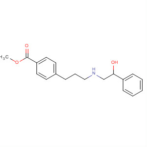 Benzoic acid, 4-[3-[(2-hydroxy-2-phenylethyl)amino]propyl]-, methylester
