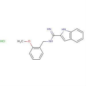 1H-Indole-2-carboximidamide, N-[(2-methoxyphenyl)methyl]-,monohydrochloride