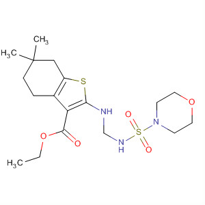 Benzo[b]thiophene-3-carboxylic acid,4,5,6,7-tetrahydro-6,6-dimethyl-2-[[[(4-morpholinylsulfonyl)amino]carbonyl]amino]-, ethyl ester