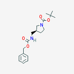 tert-butyl (S)-3-(N-benzyloxycarbonyl)aminomethylpyrrolidine-1-carboxylate