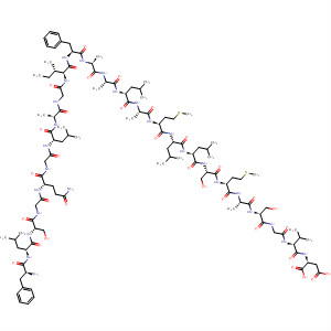 L-Aspartic acid,L-phenylalanyl-L-leucyl-L-serylglycyl-L-glutaminylglycyl-L-leucyl-L-alanylglycyl-L-isoleucyl-L-phenylalanyl-L-alanyl-L-alanyl-L-leucyl-L-alanyl-L-methionyl-L-leucyl-L-leucyl-L-seryl-L-methionyl-L-alanyl-L-serylglycyl-L-valyl-