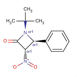 2-Azetidinone, 1-(1,1-dimethylethyl)-3-nitro-4-phenyl-, trans-