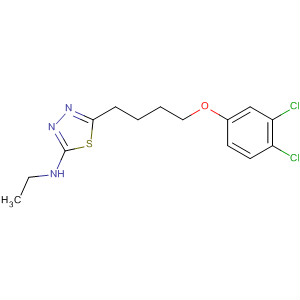 1,3,4-Thiadiazol-2-amine, 5-[4-(3,4-dichlorophenoxy)butyl]-N-ethyl-