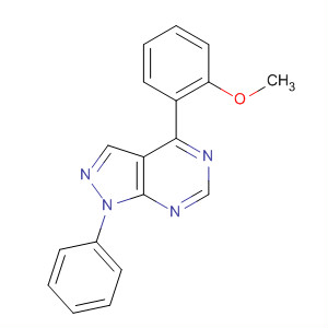 1H-Pyrazolo[3,4-d]pyrimidine, 4-(2-methoxyphenyl)-1-phenyl-