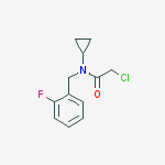 2-CHLORO-N-CYCLOPROPYL-N-(2-FLUOROBENZYL)ACETAMIDE