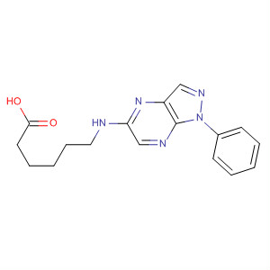 Hexanoic acid, 6-[(1-phenyl-1H-pyrazolo[3,4-b]pyrazin-5-yl)amino]-
