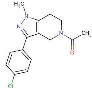 1H-Pyrazolo[4,3-c]pyridine,5-acetyl-3-(4-chlorophenyl)-4,5,6,7-tetrahydro-1-methyl-