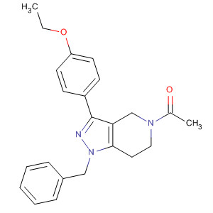 1H-Pyrazolo[4,3-c]pyridine,5-acetyl-3-(4-ethoxyphenyl)-4,5,6,7-tetrahydro-1-(phenylmethyl)-