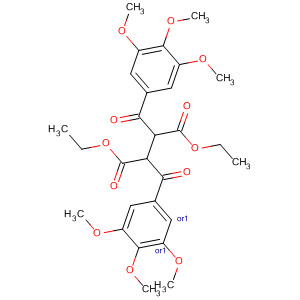 Butanedioic acid, 2,3-bis(3,4,5-trimethoxybenzoyl)-, diethyl ester,(2R,3S)-rel-