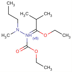 Propanehydrazonic acid, N-(1-ethoxy-2-methylpropylidene)-2-methyl-,ethyl ester, (E,E)-