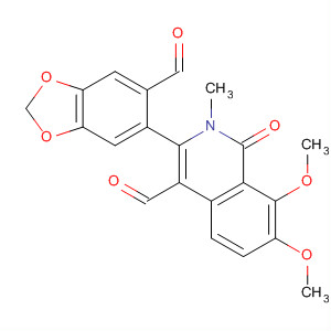 4-Isoquinolinecarboxaldehyde,3-(6-formyl-1,3-benzodioxol-5-yl)-1,2-dihydro-7,8-dimethoxy-2-methyl-1-oxo-