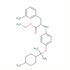 Phenylalanine,3-methyl-N-[4-[1-methyl-1-(4-methylcyclohexyl)ethoxy]phenyl]-, ethylester