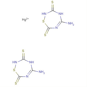 1,2,4,6-Thiatriazepine-3,7(2H,4H)-dithione, 5-amino-, mercury(2+) salt(2:1)