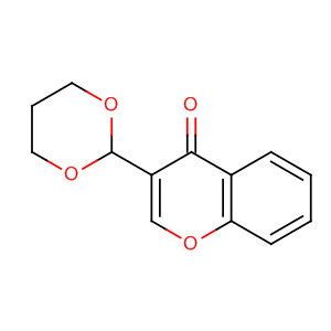 4H-1-Benzopyran-4-one, 3-(1,3-dioxan-2-yl)-