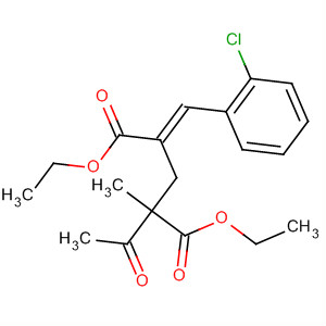 Pentanedioic acid, 2-acetyl-4-[(2-chlorophenyl)methylene]-2-methyl-,diethyl ester, (E)-