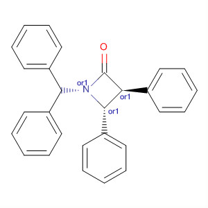 2-Azetidinone, 1-(diphenylmethyl)-3,4-diphenyl-, trans-