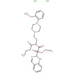 1(2H)-Quinazolineheptanoic acid,3,4-dihydro-3-[2-[4-(2-methoxyphenyl)-1-piperazinyl]ethyl]-2,4-dioxo-,ethyl ester, dihydrochloride