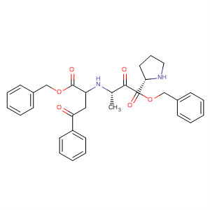 L-Proline,1-[N-[3-oxo-3-phenyl-1-[(phenylmethoxy)carbonyl]propyl]-L-alanyl]-,phenylmethyl ester
