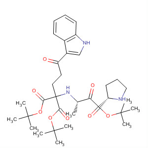 L-Proline,1-[N-[1,1-bis[(1,1-dimethylethoxy)carbonyl]-4-(1H-indol-3-yl)-4-oxobutyl]-L-alanyl]-, 1,1-dimethylethyl ester