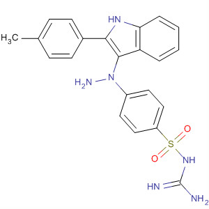 Benzenesulfonamide,N-(aminoiminomethyl)-4-[2-[2-(4-methylphenyl)-1H-indol-3-yl]hydrazino]-