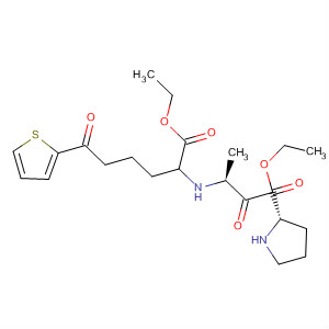 L-Proline, 1-[N-[1-(ethoxycarbonyl)-5-oxo-5-(2-thienyl)pentyl]-L-alanyl]-,ethyl ester