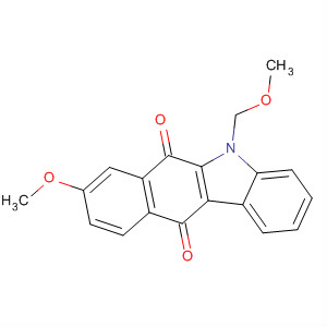 5H-Benzo[b]carbazole-6,11-dione, 8-methoxy-5-(methoxymethyl)-