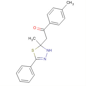 Ethanone,2-(2,3-dihydro-2-methyl-5-phenyl-1,3,4-thiadiazol-2-yl)-1-(4-methylphenyl)-