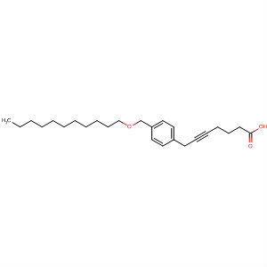5-Heptynoic acid, 7-[4-[(undecyloxy)methyl]phenyl]-