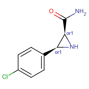 2-Aziridinecarboxamide, 3-(4-chlorophenyl)-, cis-