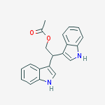 Acetic acid 2,2-bis(1H-indole-3-yl)ethyl ester